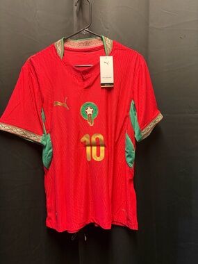 Brahim Diaz Morocco 2026 World Cup Home Jersey